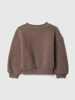 babyGap Sherpa Logo Sweatshirt