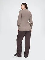 Maternity CashSoft Polo Sweater