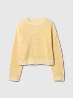 Kids Boxy Crewneck Sweater