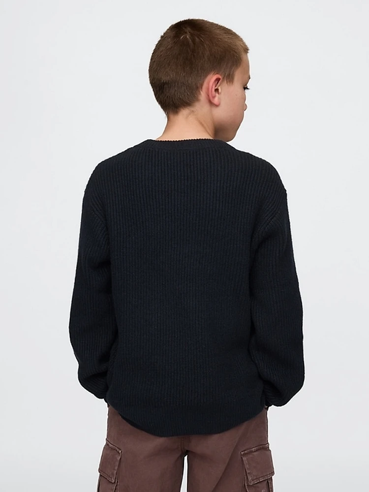 CashSoft Rib Crewneck Sweater