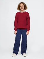 CashSoft Rib Crewneck Sweater