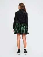 Kids Wicked Metallic Pleated Skirt