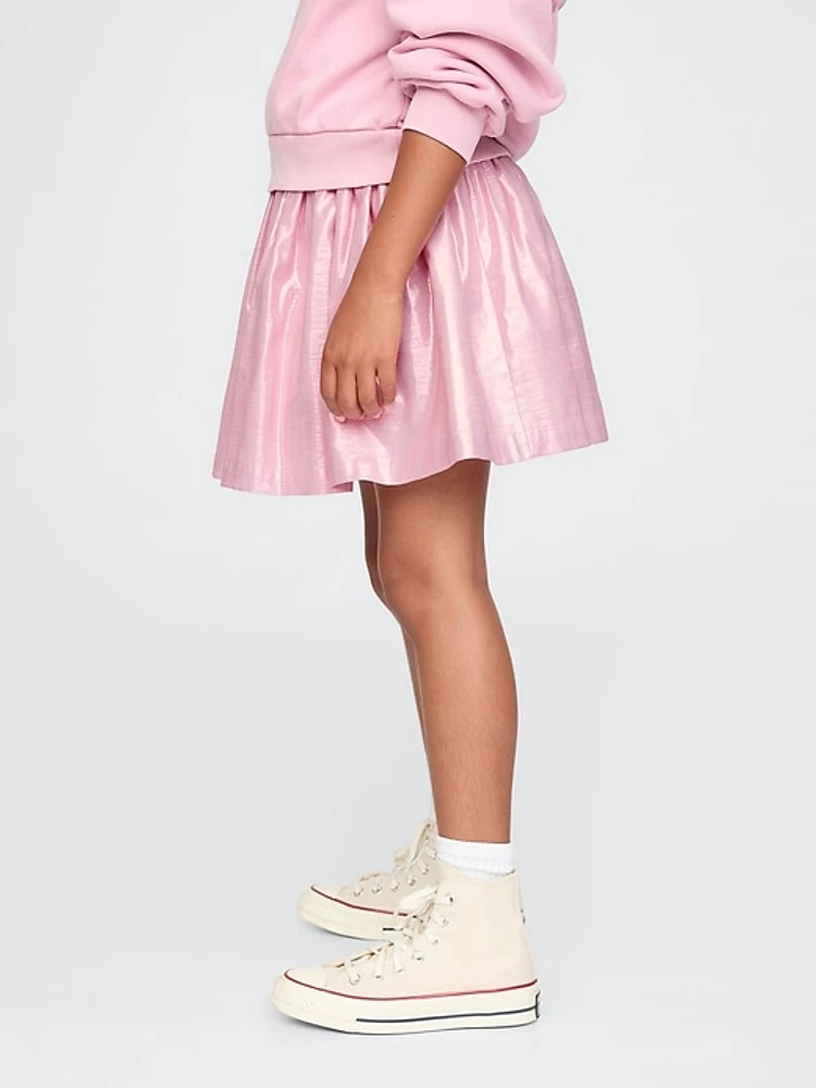 Kids Wicked Metallic Pleated Skirt