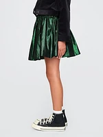 Kids Wicked Metallic Pleated Skirt