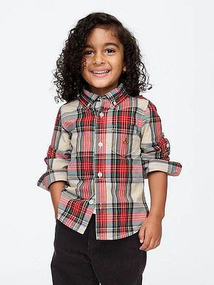 Baby & Toddler Organic Cotton Poplin Shirt