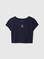 Gap × Disney Kids Embroidered T-Shirt