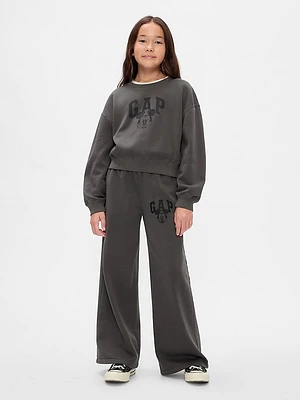 Gap × Disney Kids Vintage Soft Mickey Mouse Logo Sweatpants