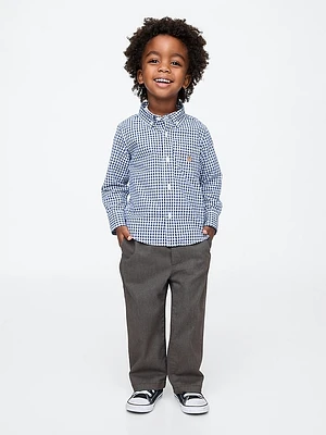 Baby & Toddler Pull-On Wide-Leg Khakis