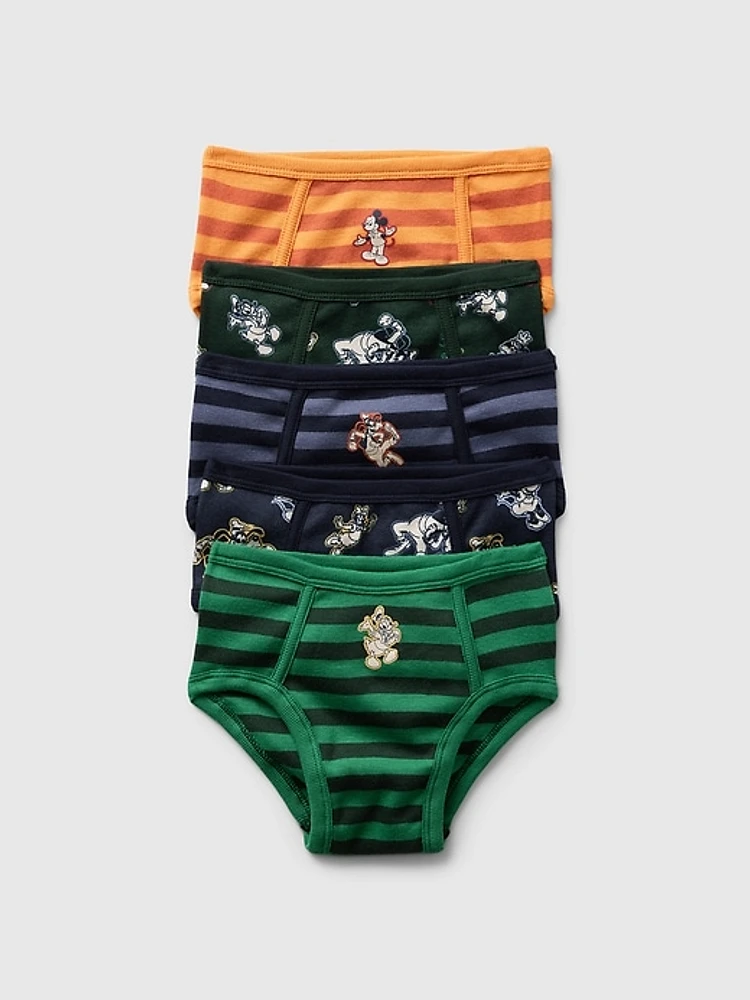 Gap × Disney Toddler Organic Cotton Briefs (5-Pack)