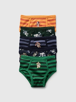 Gap × Disney Toddler Organic Cotton Briefs (5-Pack)