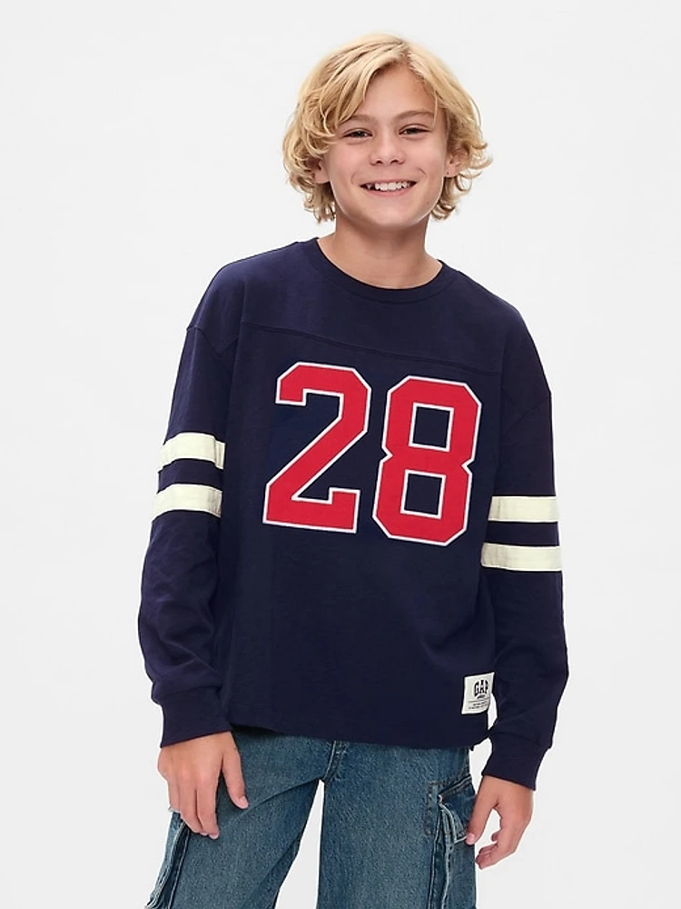 Gap × Disney Kids Varsity Jersey T-Shirt