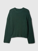 CashSoft Cable-Knit Sweater