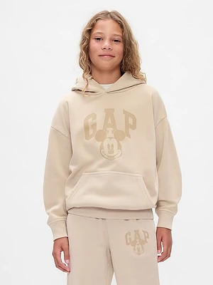 Gap × Disney Kids Vintage Soft Mickey Mouse Logo Hoodie