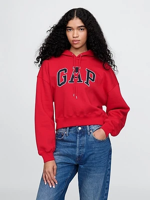 Vintage Soft Arch Logo Cropped Hoodie