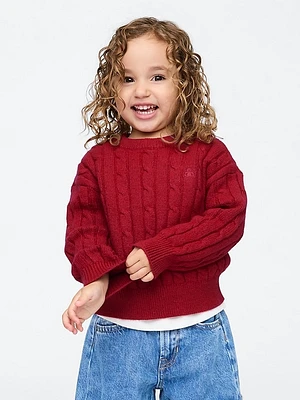 Baby & Toddler CashSoft Cable-Knit Sweater