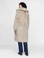 Recycled Faux Fur Coat