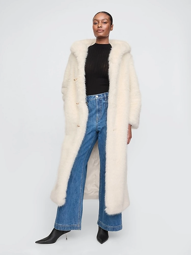 Gap × Cult Gaia Vegan Fur Coat