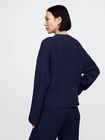 CashSoft Cable-Knit Sweater