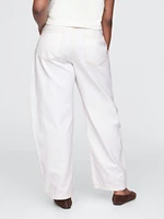 High Rise Barrel Jeans