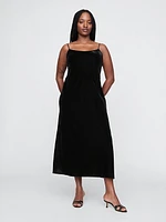 Recycled Velvet Maxi Slip Dress