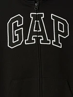 Kids Vintage Soft  Logo Zip Hoodie