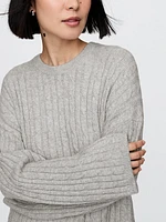 CashSoft Cable-Knit Sweater