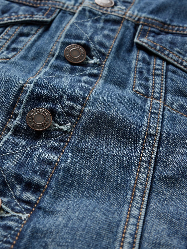 Gap × Disney Kids Mickey Mouse Denim Icon Jacket