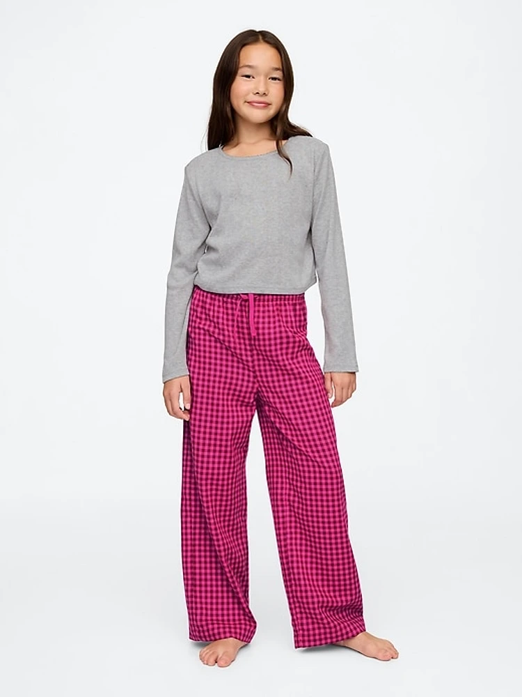 Kids Recycled Flannel PJ Set