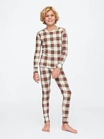 Kids Organic Cotton Henley PJ Set