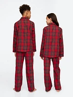 Kids Recycled Flannel PJ Set