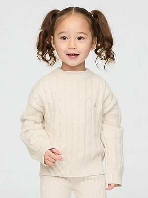 Baby & Toddler CashSoft Cable-Knit Sweater