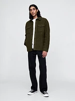 Textured Utility Shirt Jacket