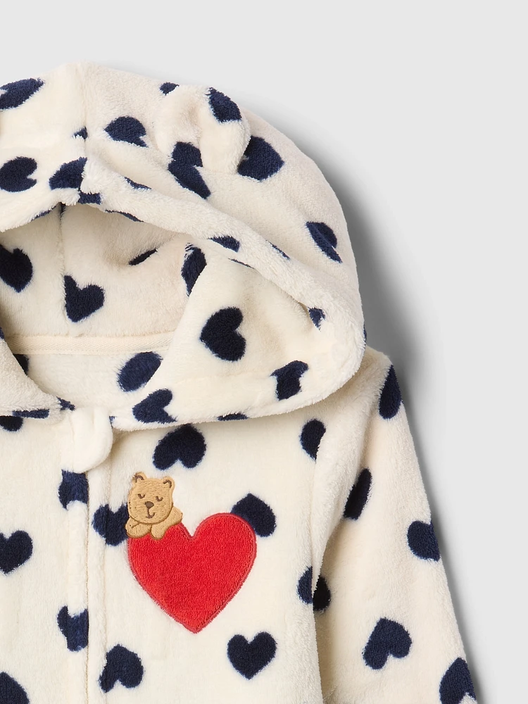 Baby & Toddler Recycled Sherpa Bear One-Piece