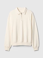 Heavyweight Quarter-Zip Polo Sweatshirt