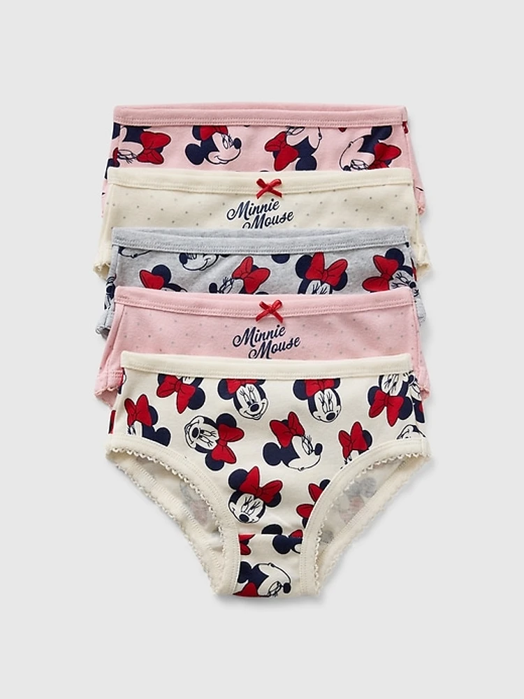 Gap × Disney Toddler Organic Cotton Bikini Briefs (5-Pack)