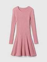 Kids CashSoft Rib Sweater Dress