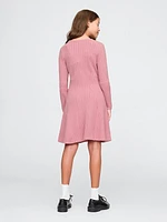 Kids CashSoft Rib Sweater Dress