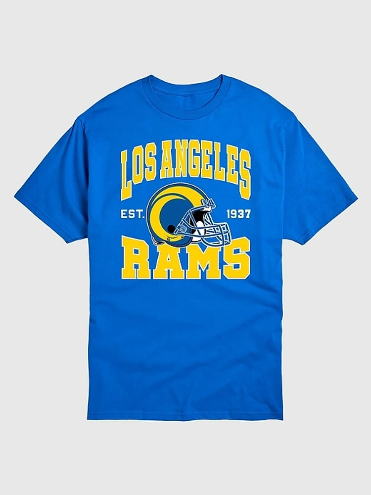 NFL Los Angeles Rams Helmet Graphic Tee