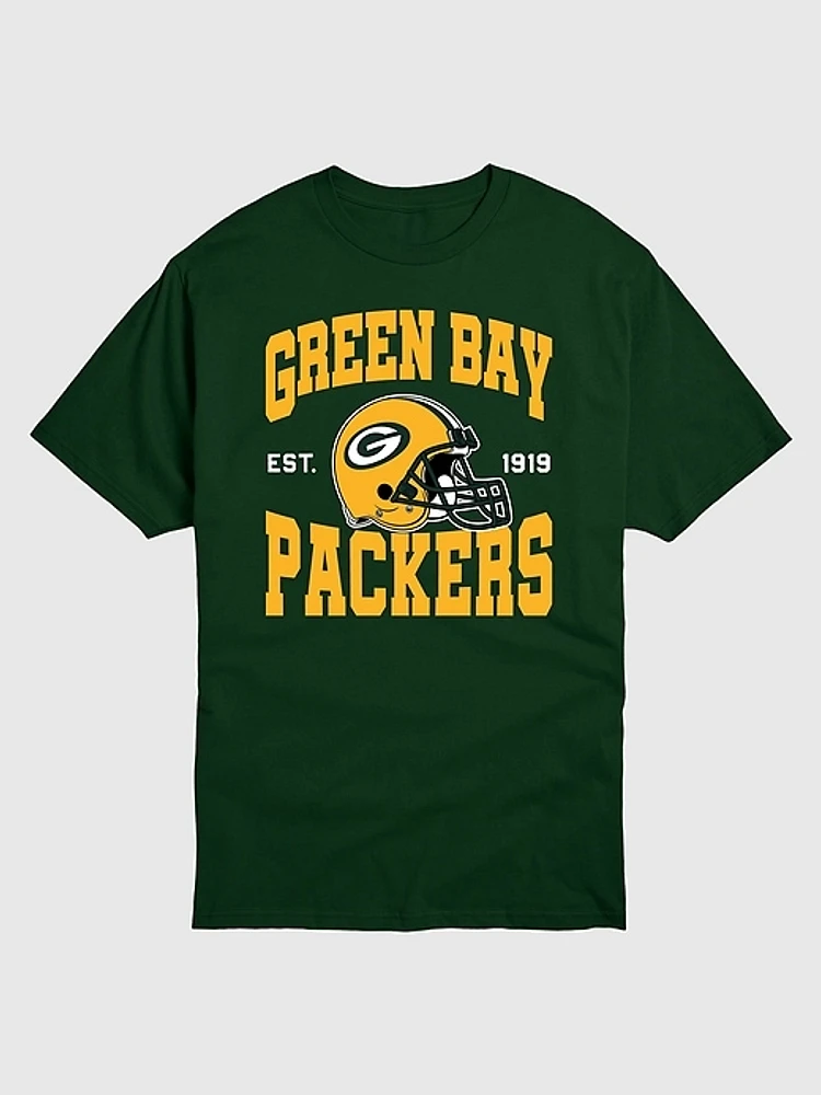 NFL Green Bay Packers Helmet Graphic Tee