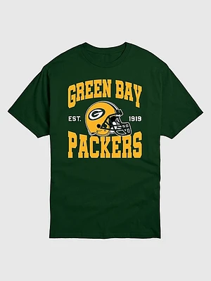 NFL Green Bay Packers Helmet Graphic Tee