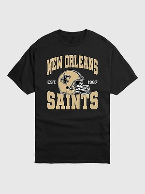 NFL New Orleans Saints Helmet Graphic Tee