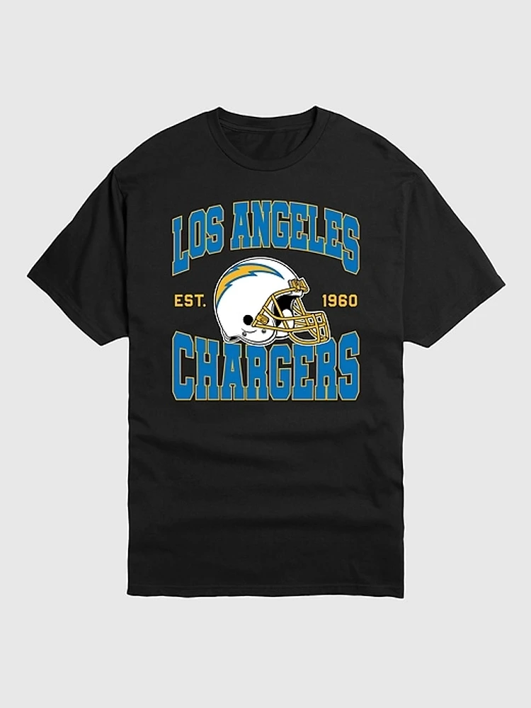 NFL Los Angeles Chargers Helmet Graphic Tee