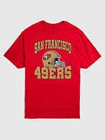 NFL San Francisco 49Ers Helmet Graphic Tee