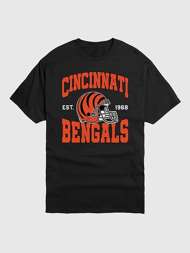 NFL Cincinnati Bengals Helmet Graphic Tee