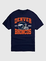 NFL Denver Broncos Helmet Graphic Tee