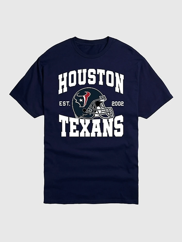 NFL Houston Texans Helmet Graphic Tee