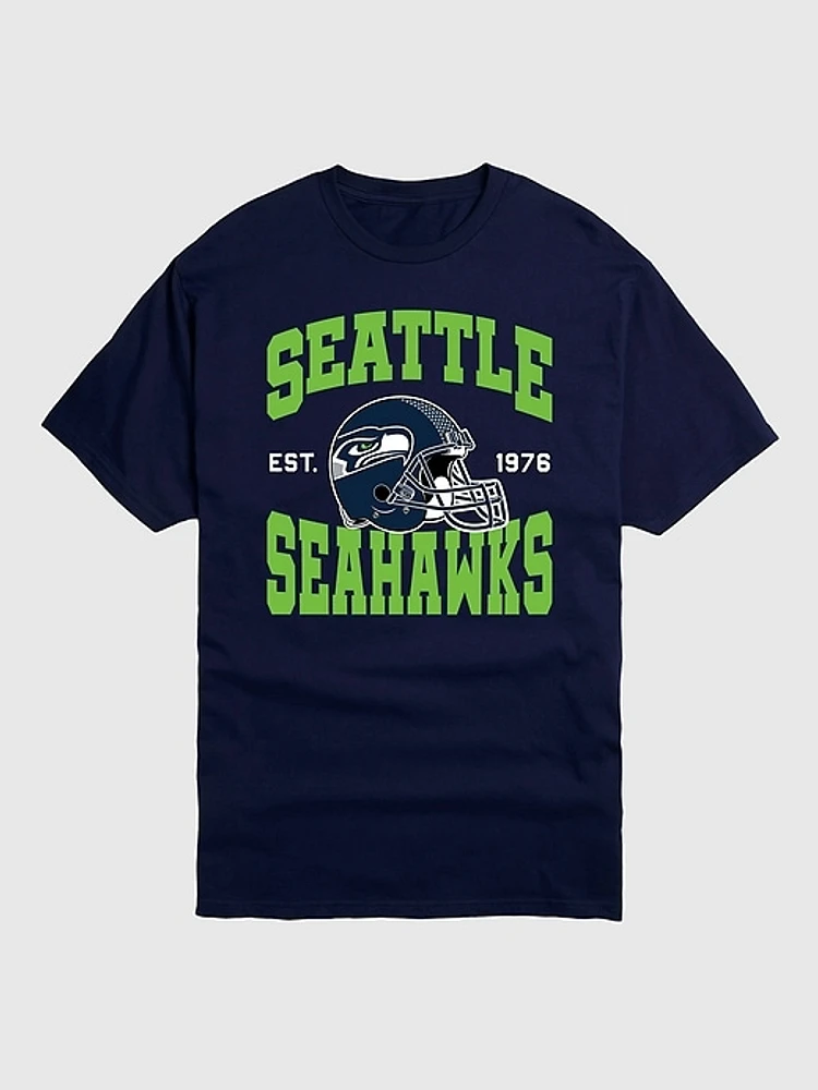 NFL Seattle Seahawks Helmet Graphic Tee