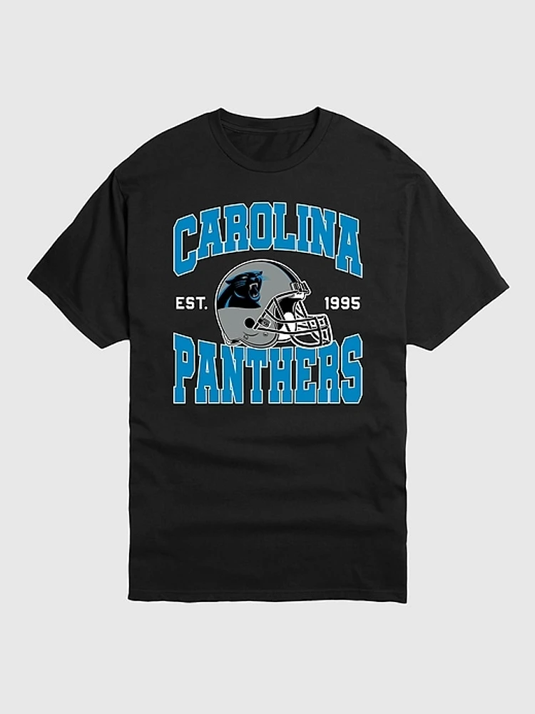 NFL Carolina Panthers Helmet Graphic Tee