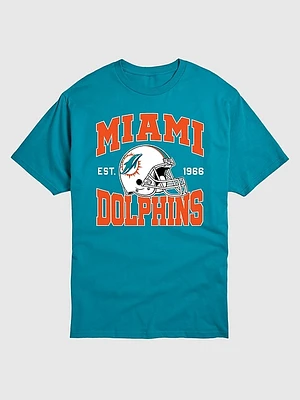 NFL Miami Dolphins Helmet Graphic Tee