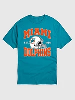 NFL Miami Dolphins Helmet Graphic Tee